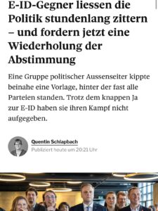 Artikel zu Abstimmungsbeschwerde