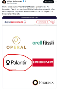 Post von Michael Shellenberger zu Palantir